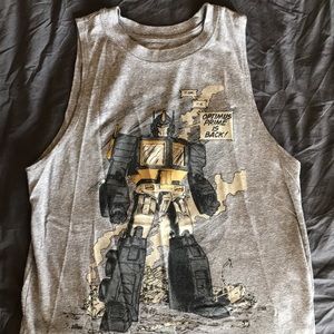 Transformers Optimus Prime Muscle Tank